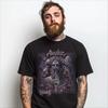 Awake Dystopia Skull Greek Statue Mushroom Graphic Tee, Metalcore Goth, Alternative, Street Fashion, Festival Concert Heavy Metal T-shirt