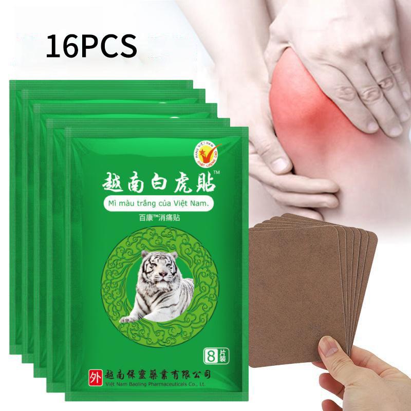8/16/24/32/Pcs Vietnam Tiger Pain Relief Plaster for Shoulder Neck Back Knee Joint Muscle Pain Relief Health Care