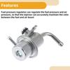 UXCELL Fuel Pressure Regulator for Subaru Legacy 1992-1995 No.22668AA020 Metal 1 Pc