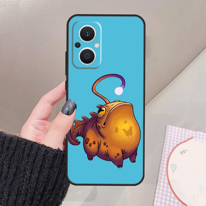Cute Mouse Axolotl Frog Wizard Funda For OPPO Reno 12 14 13 11 10 Pro 11F 12F 13F 14F 7 8 Lite OPPO Find X6 X5 X8 X9 Pro Case