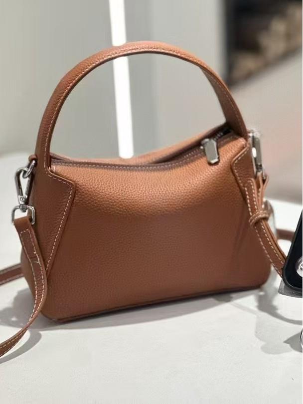 Women's Spring/Summer 2025 High-End Genuine Leather Crossbody Handbag