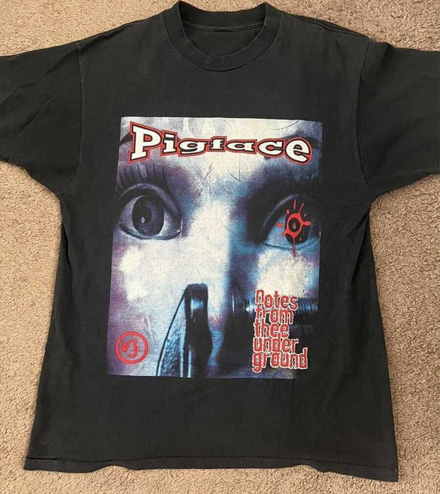 

Pigface T Shirt All Size S5XL SHORT SLEEVES Men And Women Unisex T-Shirt XXL