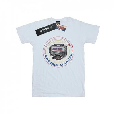 Mens Captain Marvel Pager T-Shirt