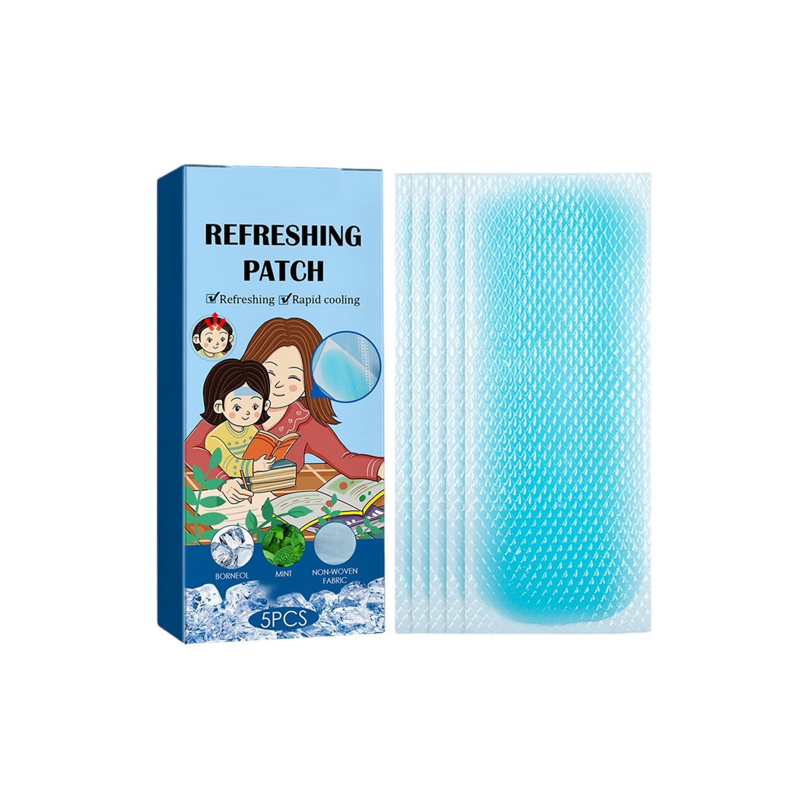 

Освежающий и Освежающий Патч Освежающий Гидрогелевый Мультяшный Ледяной Патч Быстрый Патч. One Size синий