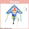 1.2 Meter Children's Curved Edge Kite With High Definition Printing Triangular Kite For Ground Stall And Park
