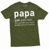 Papa Definition T-shirt Funny Grandpa Shirt Grandfather Gift Tee Papa Gifts