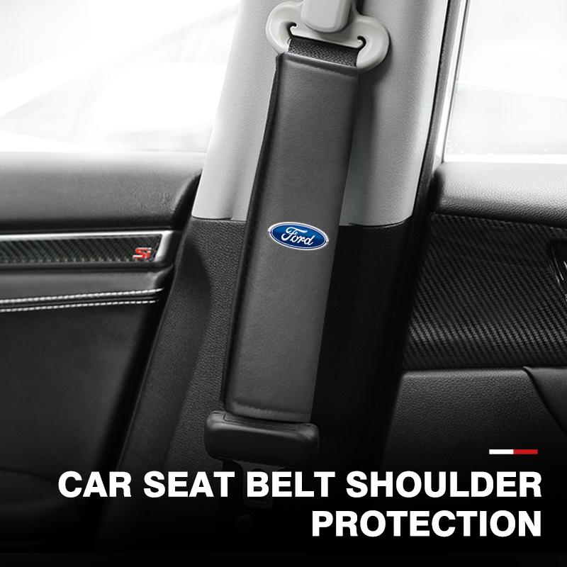 1/2PCS Car Seat Belt Covers Shoulder Cushion Protector Pad For Ford Fiesta mk7 mk5 mk8 mk4 mk6 1995-2011 2012 2013-2023