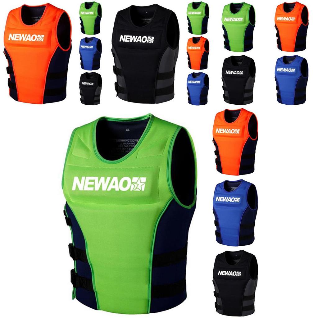 Durable Buoyancy Foam Filled Adult Life Jacket With Adjustable Belt And Smooth Zipper