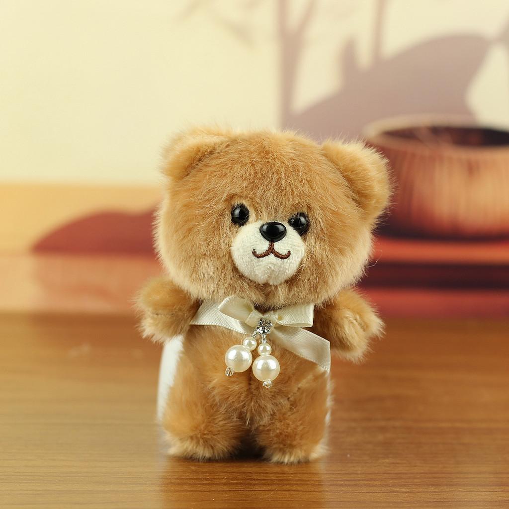 Plush Bear Keychain Toy With Pp Cotton Filling For Kids And Adults