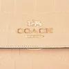 Coach Borsa a Spalla Effetto Coccodrillo, Pelle Color Crema Logo Carrozza Dorata, Borsa a Tracolla Convertibile da Donna per Uso Quotidiano, Feste, Viaggio CN061-IMTAU