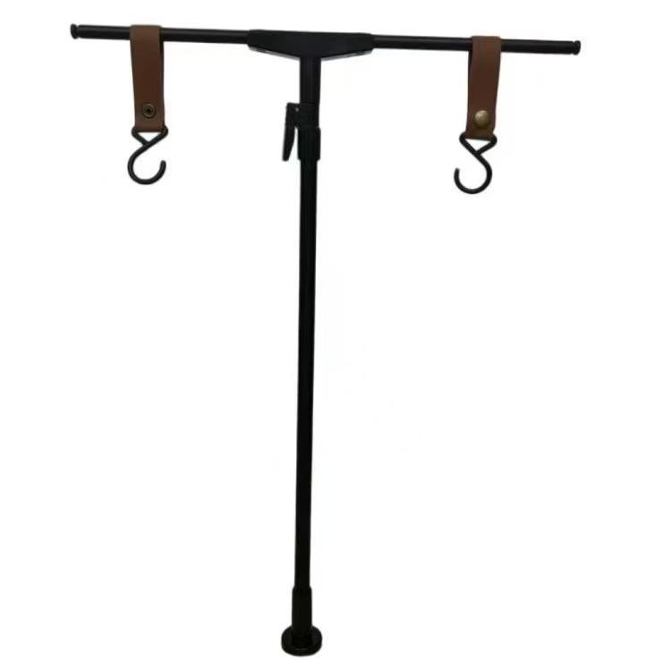 Retractable Portable Outdoor Camping Lamp Stand and Table