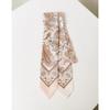 Daks Pink Silk Twilly Scarf Paisley Dcsc6e550p1