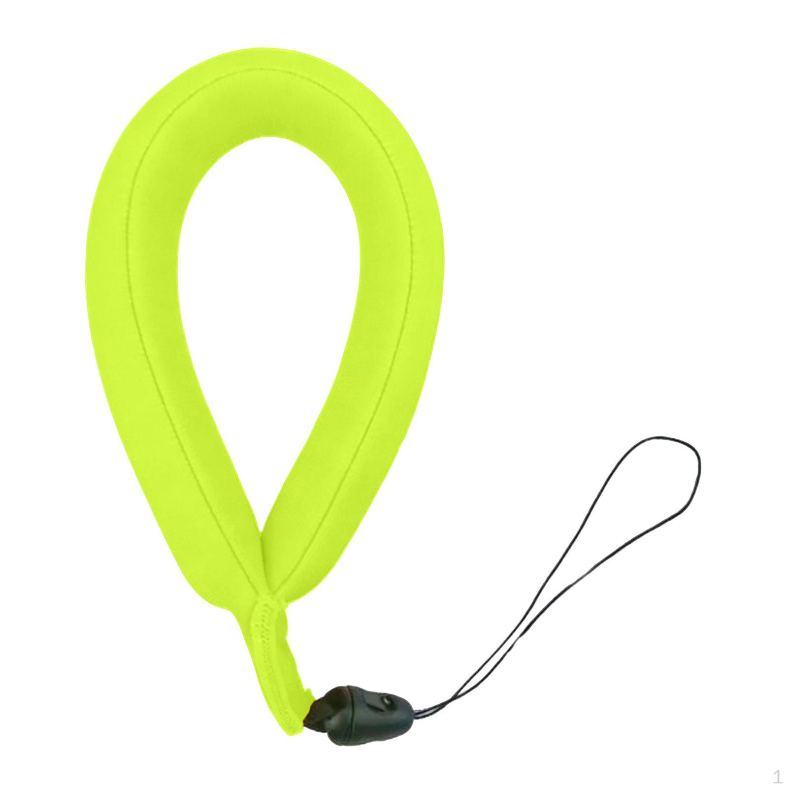 Wrist Strap Waterproof Camera Floats Lanyard Securing Device Protection Buoyancy Bright Color Fluorescent Green