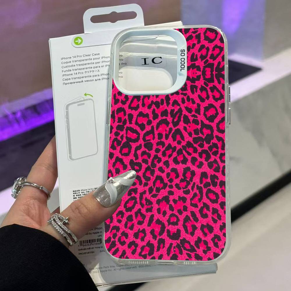 Sexy Leopard Print Phone Case For IPhone 17 16 15 14 13 12 Mini 11 8 7 Pro Max Plus Colorful Phone Case