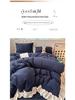 Elegant Princess-Style Velvet & Lace Winter Bedding Set – Duvet Cover & Flannel Sheet  