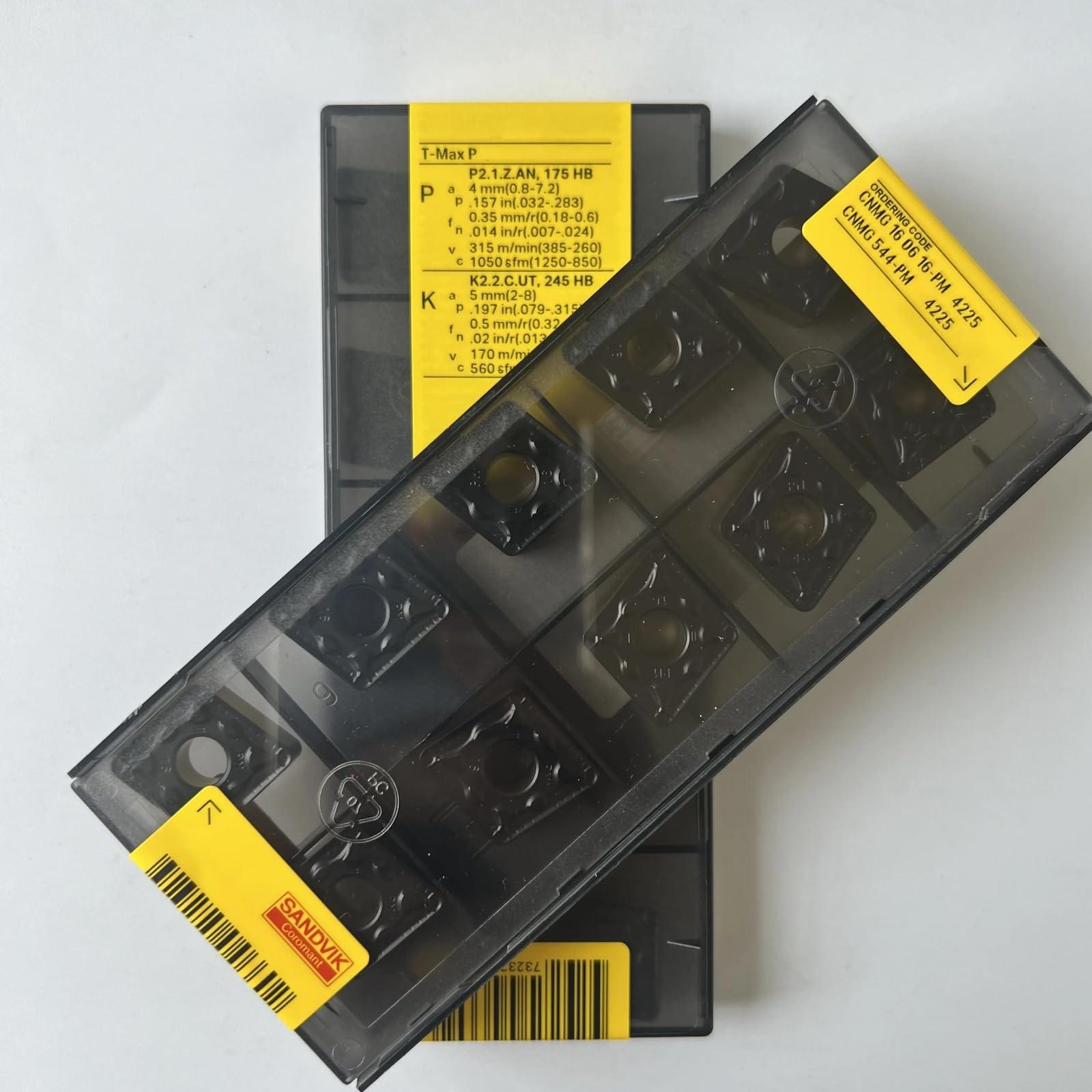 

Original Sandvik / CNMG160616-PM 4225 / CNC lathe carbide blade 10 Pcs