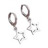 Women's Irregular Star Earring Pentagram Pendant Ear Rings Jewelry Five Pointed Star Earrings Stylish Party Accessories