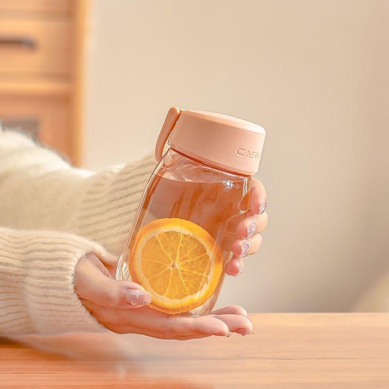 Water Cup for Female Students Korean Version Plastic Resistant To Falling  Ins Cute Simple  Portable  Leak-proof  High-looking Tea Cup