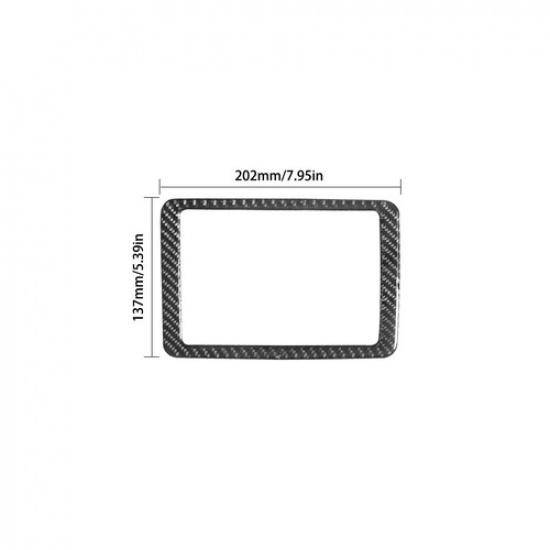 For Mercedes Benz CLA GLA Carbon Fiber Display(8-inch) Surround Cover Trim