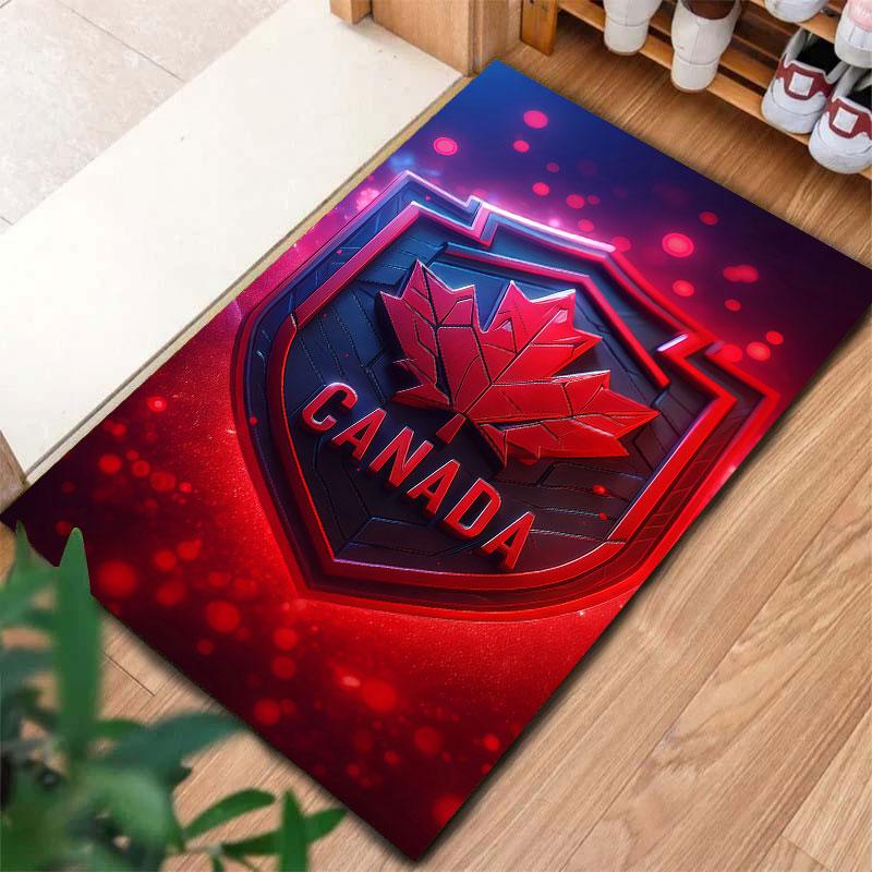 Canada Men's National Soccer Team Carpet Rug for Living Room Bedroom Home Sofa Decoration,Kids play Non-slip Floor Mat