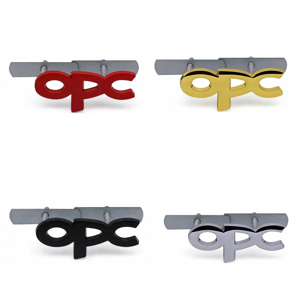 Car Styling OPC Line 3D Metal Zinc Alloy Car Badge Body Fender Adhesive Emblem for Opel Antara Astra Insignia Corsa Mokka Vectra