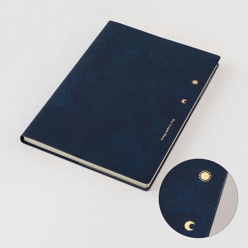 Midori the Length of the Navy 22398006 December "Feel Day" Planner, 2026, B6, Weekly, Blue, (Starts 2025)