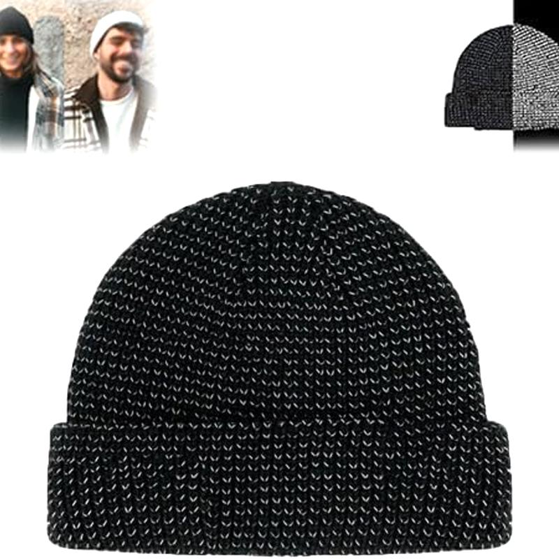 

Шапка-бини унисекс, Flex Hat, светоотражающая, Flex Hat, женская вязаная шапка, сохраняющая тепло и видимая