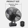 NEW Portable Strong Wind Fan For Milwaukee/Dewalt/Makita 20V 18V Li-Ion Battery 2-Speed Cooling Fan for Outdoor Working Camping