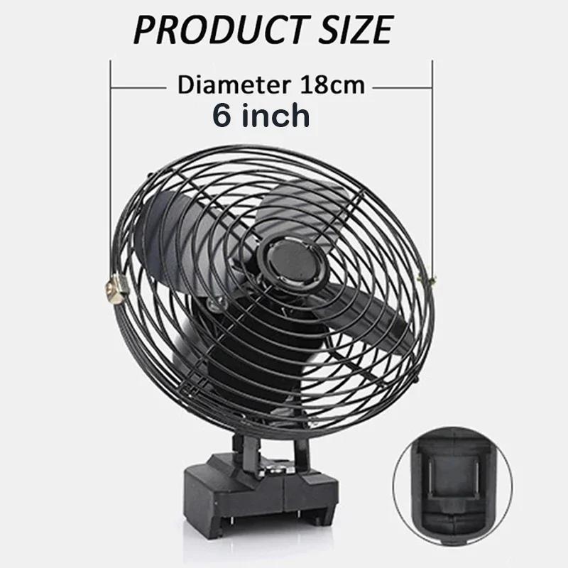 NEW Portable Strong Wind Fan For Milwaukee/Dewalt/Makita 20V 18V Li-Ion Battery 2-Speed Cooling Fan for Outdoor Working Camping