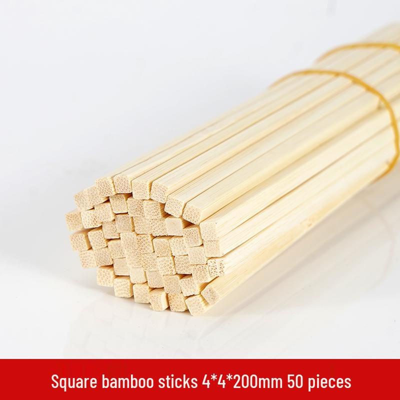 Bamboo and Wooden Craft Sticks: DIY Model Strips and Slices
