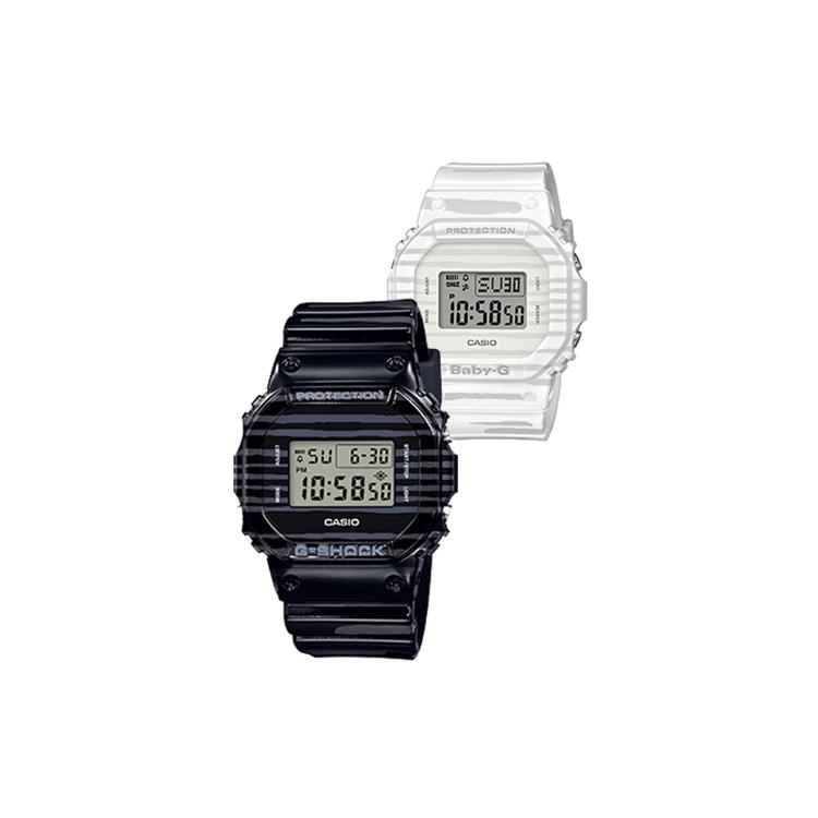 CASIO Quartz Movement Resin Strap Watch Unisex Black Dial SLV-19B-1PFZB Regular Watch Box