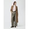 Cashmere Yak Blend 3 Button Long Coat C254msg563