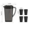 New 1.3/2.2/3L Cold Water Kettle Large Capacity Plastic Juice Jug with Cup Heat Resistant Fall-resistant Pitcher Drinkware