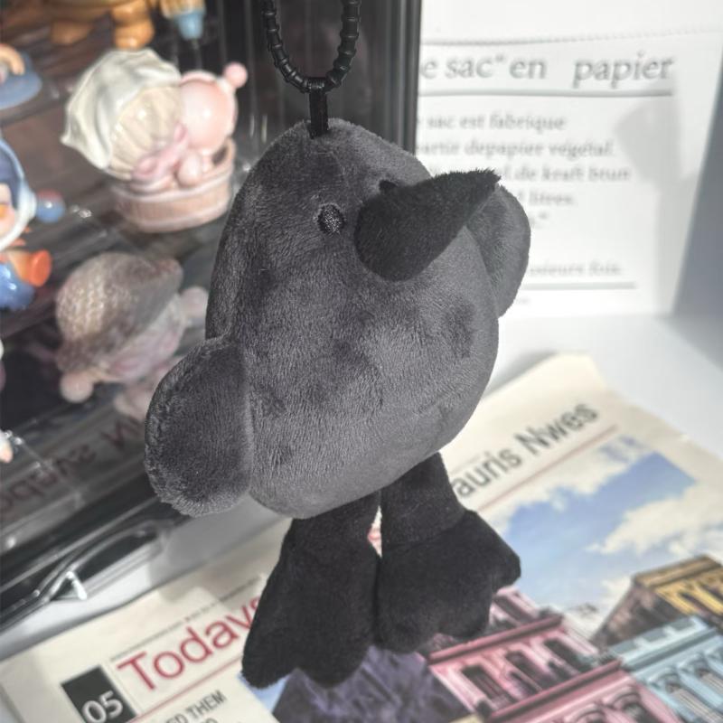 New Grey Regret Bird Plush Toy Super Soft Stuffed Animal Cute Kawaii Pendant Fluffy Collectible Gift for Kids Adults Home Decor