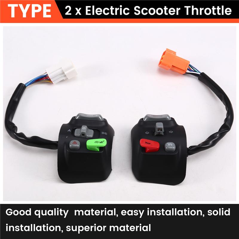 

ABLZ-Electric Scooter Handle Grip Switches Electric Scooter Handle Switches For Ninebot N70C F90C 90Bmax 60Mmax 90M 95C как