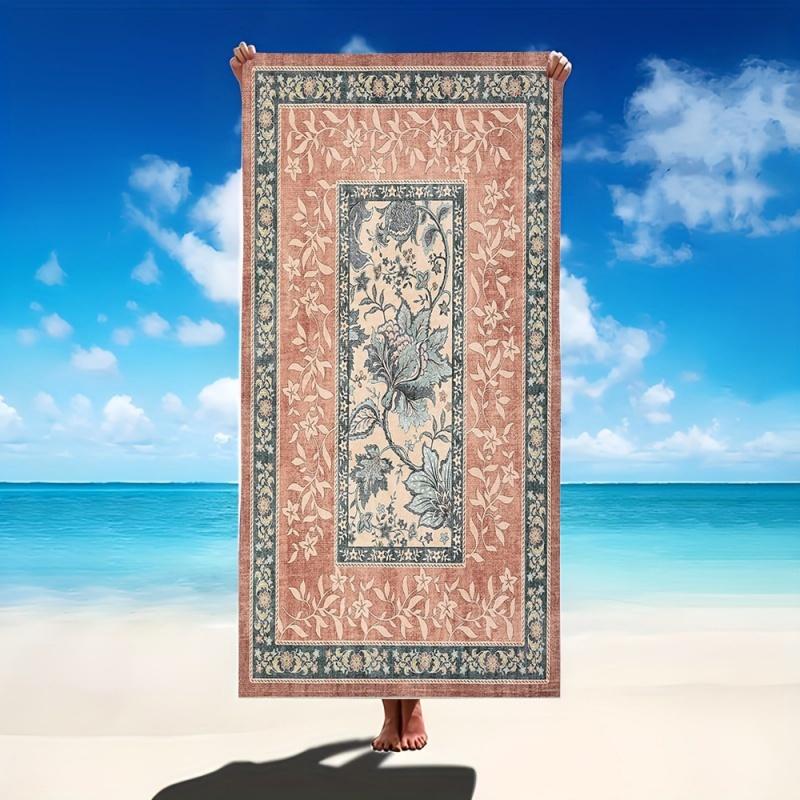 Vintage Boho Mandala Muster Strandtuch Schnelltrocknend Sandfest Schwimmtuch Outdoor Reisen Sommer Strandurlaub Decke