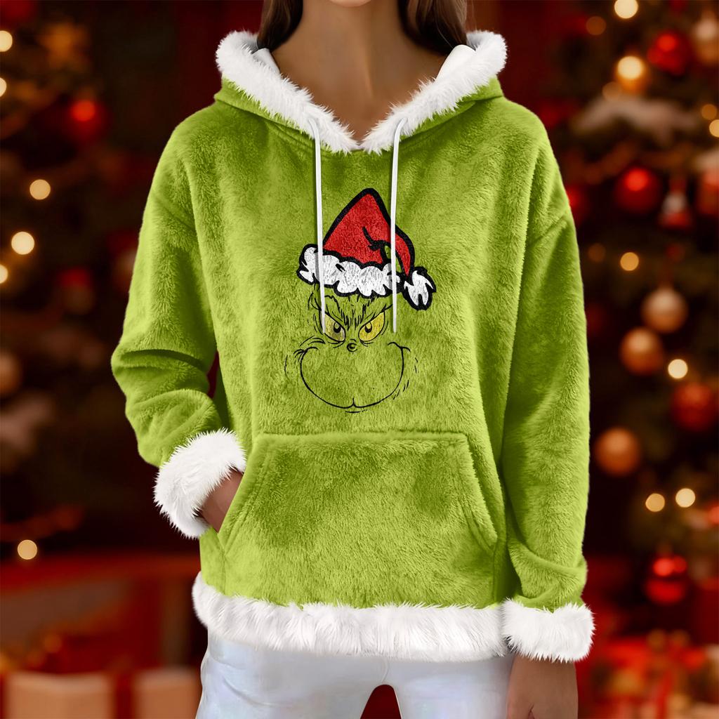 Hoodies For Women Oversized Winter Plush Cute Sweatshirts Pullover Trendy Fall Winter Clothes