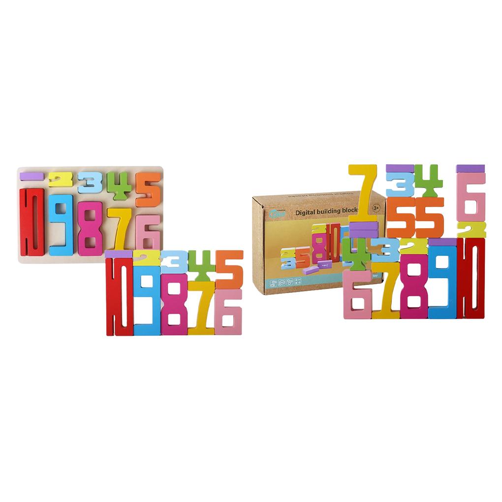 Kids Mathematical Learning Game Wooden Blocks Toy For Early Education Number Blocks Toys For Kids