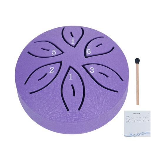 

Стальной язычковый барабан 6 нот Chime Handpan Drum Ethereal Meditation Drum Sound Healing Instruments Kids Balmy Rain Drum