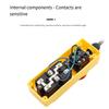 1pc 220V Electric Hoist Switch IP54 Lifting Button Box Exigent Stop Button Switch For Electrical Equipment
