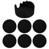 Durable Round Silicone Coasters High Temperature Resistant Thickened Heat Insulation Pad Food Grade 10cm Bowl Pad Home