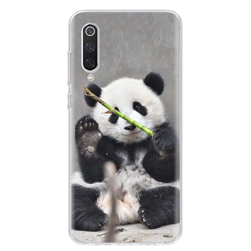 Panda Anime Cute Cover Phone Case For Xiaomi Redmi Note 14 13 12 12S 11 Pro Plus 11S 10 10S 11T 11E Soft Transparent Shell Cover