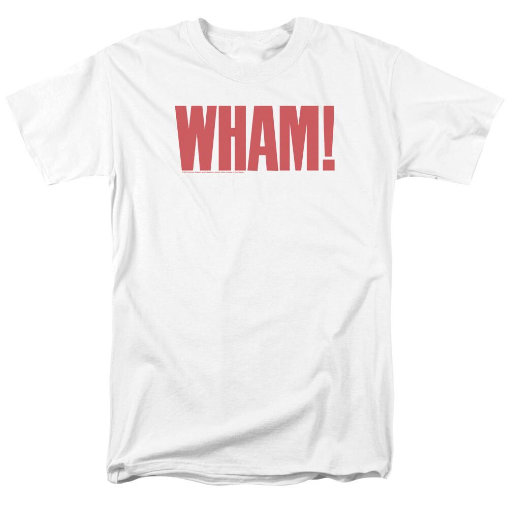 26 Wham! Logo T Shirt Licensed Pop Wake Me Up Before You Go Go Music Tee White Unisex T-Shirt M