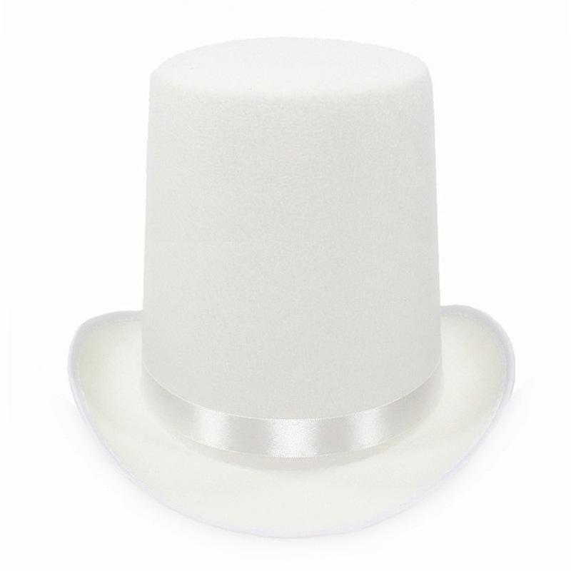 High hat retro British gentleman jazz hat magician hat show sequined hat rain high hat non-woven