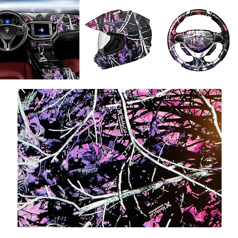 

50*100 см Рожева каламутна гідрографічна плівка Водопереносна друкована плівка Hydro Dip PVA