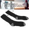 Electric Heated Socks Thicken Cotton Washable OneSide Heating Winter Thermal Socks Black