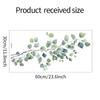 Small Fresh Green Leaves Branches Wall Stickers Bedroom Living Room Entrance Home Decor Beautification Wall Decals Decoration