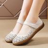Summer Sneakers for Women Soft Leather Sandals Flexible Mary Jane Shoes for Women Nurse Walking Sandals Breathable Non Slip