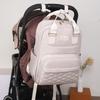 Mom Dad Backpack with Changing Pads Pacifier Bag Stroller Hook Baby Diaper Bag Father Mommy Backpack for Women