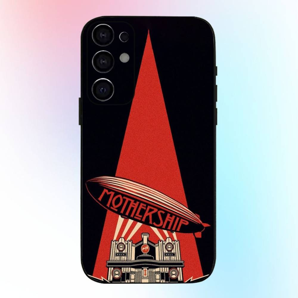 Rock L-Led Z-Zeppelin Band Phone Case For Samsung S25,S24,S21,S22,S23,S30,Ultra,S20,Plus,Fe,Lite,Note,10,9,5G Black Cover